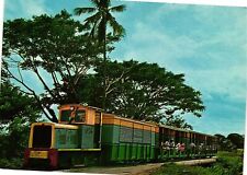 Vintage Postcard 4x6- Passenger Train, Fiji picture