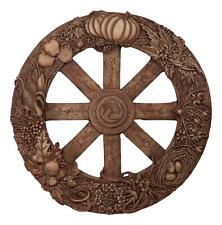 Ebros Wheel of The Year Plaque Eight Pagan Festivals Sabbats By Maxine Miller picture