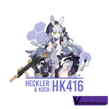 HK-416 H&K Girls Frontline Anime Weatherproof Sticker 6