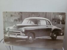 VINTAGE 1952 CHEVROLET STYLINE 2-DOOR COUPE  ADVERTISING POSTCARD picture