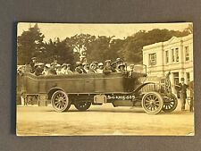 RPPC, Sight Seeing Bus Lizzie 11 Full Of People, August 1913 picture