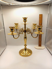 Vintage Baldwin Brass Candelabra Candle Stick Holder picture