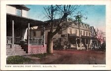 Postcard View Showing Post Office in Kulpsville, Pennsylvania~135790 picture