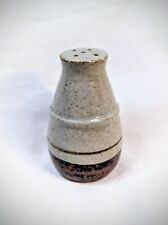 Chic Otagiri Salt Shaker MCM Vintage 1970s Brown Speckled Stoneware Retro Japan picture