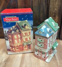 Mervyn’s 1992 Village Square Flower Shoppe House Christmas Holiday No Lights picture