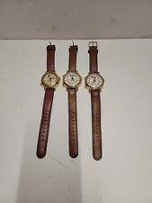 3 Vintage LORUS MUSICAL DISNEY  WATCHES UNTESTED NOT RUNNING picture
