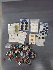 vintage lot 100+ w Le Chic Animal Buttons 9/16” West Germany deer rooster dog picture