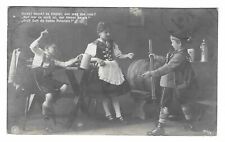 Vintage RPPC Postcard German Children in Beer Hall Humor picture