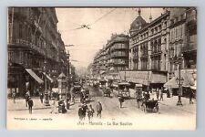 Marseille-France, La Rue Noailles, Vintage Souvenir Postcard picture