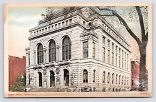 1920s~Troy New York NY~Savings Bank Music Hall~Historic BUilding~Vtg Postcard picture