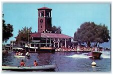 c1960's Miller Bell Tower College Club Chautauqua New York NY Unposted Postcard picture