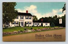 Woburn Massachusetts Shaker Glen House Historic Landmark Linen Postcard picture