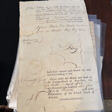 FI Choose One Signed Documents - Baron Rothschild - Ships Manifest  - 1800s￼ picture