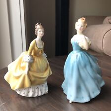 Royal Doulton Figurine Set Enchantment (1956) And Coralie (1963). Porcelain. picture