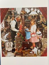 Postcard Norman Rockwell - APRIL FOOL - 1948 Saturday Evening Post - unposted picture