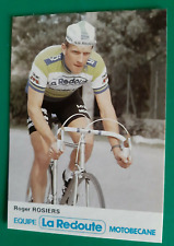 CYCLING cycling card ROGER ROSIERS team LA REDOUTE MOTOBECANE 1979 picture