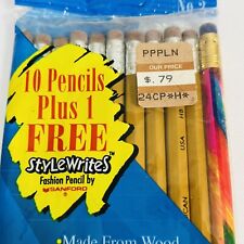 Sanford American No 2 Pencils 10 Pack Plus 1 StyleWrites Fashion Pencil 1998 New picture