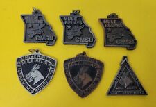 Vintage Lot of 6 CMSU Central Missouri State University Mule Relay Medals RARE  picture