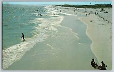 Fort Walton Beach, Florida - Snow-White Beaches & Gulfarium - Vintage Postcard picture