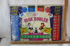 Vintage 1950 Bally Hook-Bowler - Glass Back Panel picture