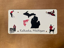 Kalkaska Michigan National Trout Festival License Plate Booster Plastic picture