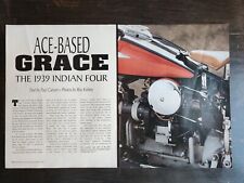 1939 Indian Four Motorcycle - Original 5 Page Article picture