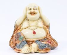 Feng Shui Hear No Evil Happy Face Laughing Buddha Figurine Home Decor Statue picture