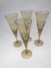 Imperial Palace Champagne flutes￼￼ ￼Glass Las Vegas Casino Set of 4 Wine Glass picture