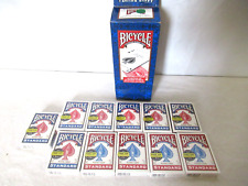 Bicycle 808 Playing Cards Standard Faces 11 Decks 4 Red 7 Black All Sealed NEW picture