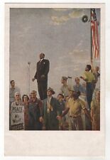 1952 Paul Robeson African American Civil Rights Movement OLD Russian Postcard picture