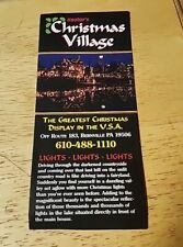 Vintage 1997 Koziar's Christmas Village Bernville Pennsylvania Brochure Map Rare picture