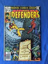THE DEFENDERS #61 (July 1978) Amazing Spider-Man and Lunatik.  Marvel Bronze Age picture
