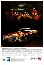 1972 Cadillac Convertible Car - Original Print Advertisement (7in x 10in) picture
