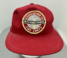 Rare Vintage Made In USA K-Brand Association Of International Fire Chiefs Hat picture
