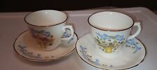 Set Of 2 Aarklow Bone China Teacup And Saucers picture