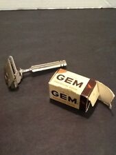 Vintage GEM JUNIOR Razor - Made in Brooklyn NY With Box Of Razors picture