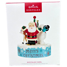 Hallmark NOSTALGIC NOEL Keepsake Magic Ornament 2023 Santa Snowman Reindeer picture