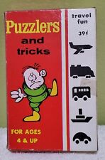 Vtg Warren Paper Products Co. Puzzlers & Tricks 20 Unused Travel Cards EUC RARE picture