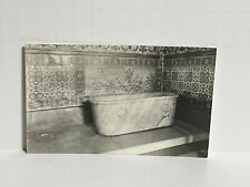 RPPC Postcard Carlota Amalia’s Marble Bathtub Chapultepec Castle Mexico City A55 picture