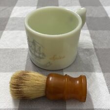 Vintage Beta Badger Hair Shaving Brush & Mug Set /Old Spice Cup picture