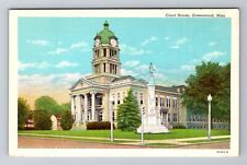 Greenwood MS-Mississippi, Court House, Antique, Vintage Souvenir Postcard picture