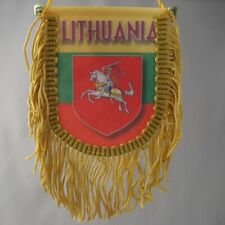 Car Pennant Banner Flag Lithuania Flag Vilnius LT Lietuva picture