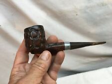 Vintage Signature Imported Rustic Smoking Pipe Briar 5.5in picture