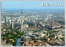 Postcard Panoramic Skyline Berlin Germany Fernsehturm Tower 7x5 Inch picture