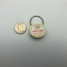 Vintage Lucky Boy Good Bread Advertising FOB Keychain Rare  // picture