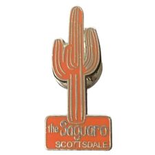 Vintage The Saguaro Scottsdale Arizona Cactus Travel Souvenir Pin picture