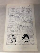 HUGGA BUNCH #1 original comic art 1986 PIRATES KREMER HALF SPLASH WHALE PRINCESS picture