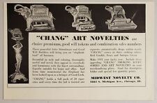 1931 Print Ad Chang Art Novelties Premiums Midwest Novelty Co. Chicago,Illinois picture