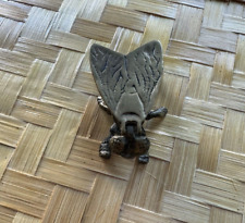 Vintage Solid Brass Fly Trinket Box / Hinged Box picture
