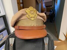 ORIGINAL WWII US ARMY AIR FORCE AAC NCO EN CRUSHER PILOT HAT CAP- 7 1/8TH picture